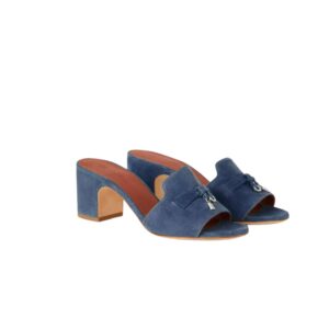 Loro Piana Summer Charms Sandal Denim For Women - FAI5579 WF02