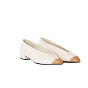 Loro Piana Tennis Rebecca Ballet Flats Nougat/honey Milk For Women FAO2684 B4C0