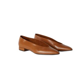 Loro Piana Rebecca Ballerinas Saddle Brown For Women - FAN3737 E424