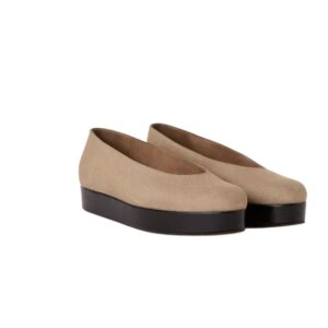 Loro Piana Shima Ballet Flats Mizzle Green For Women - FAO1294 50WI