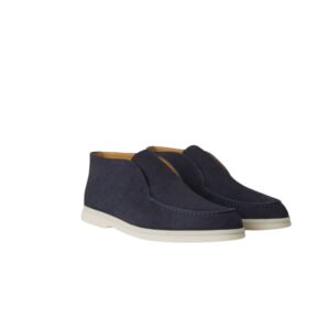 Loro Piana Open Walk Boots Argo Blue Melange For Women - FAE9959 W948