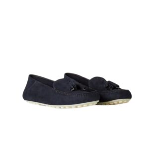 Loro Piana Dot Sole Walk Loafers Navy Blue For Women - FAN0109 W000