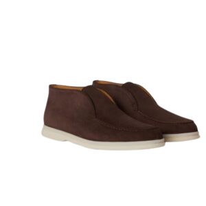 Loro Piana Open Walk Boots Chocolate For Women - FAE9959 H026