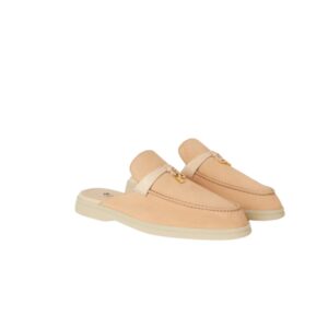 Loro Piana Nautical Charms Walk Babouche Loafers Lemon Meringue For Women - FAM5312 20D2