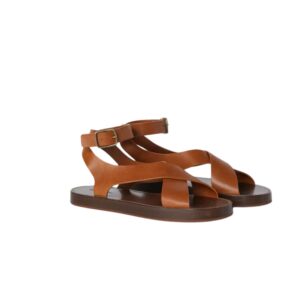 Loro Piana Sumie Sandal Tanned Gold For Women - FAO1816 E0BV