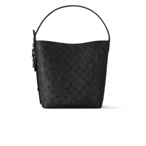 Louis Vuitton All In GM Bucket Bag 12.2in/ 31cm Black Monogram Empreinte Gold Hardware For Women M13044