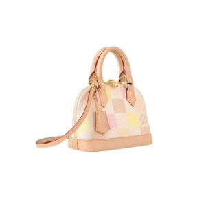 Alternative view of Louis Vuitton Alma BB Top Handle Bag 9.2in/ 23.5cm Peach Gold Hardware For Women N40516