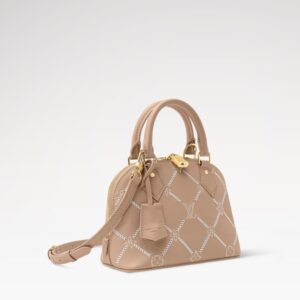 Alternative view of Louis Vuitton Alma BB Top Handle Bag 9.3in/ 24cm Hazelnut Couture Gold Hardware For Women M28458
