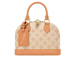 Louis Vuitton Alma BB Top Handle Bag 9.4in/ 24cm Monogram Origine Lin Gold Hardware For Women M27525