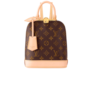 Louis Vuitton Alma Top Handle Bag 7.9in/ 20cm Brown Gold Hardware For Women M47132
