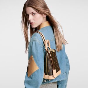 Alternative view of Louis Vuitton Alma Top Handle Bag 7.9in/ 20cm Brown Gold Hardware For Women M47132