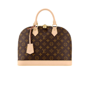 Louis Vuitton Alma PM Top Handle Bag 12.6in/ 32cm Brown Gold Hardware For Women M53151