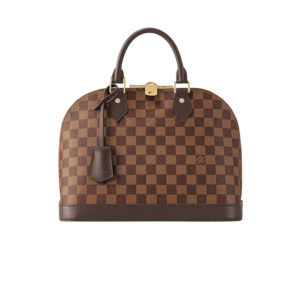 Louis Vuitton Alma PM Top Handle Bag 12.6in/ 32cm Brown Gold Hardware For Women N53151