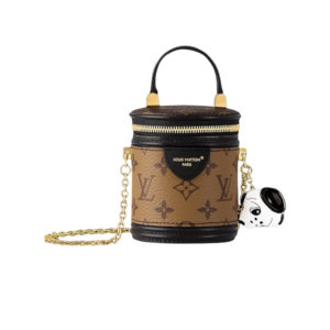 Louis Vuitton Animogram Micro Cannes Top Handle Bag 5.9in/ 15cm Brown Gold Hardware For Women M01082