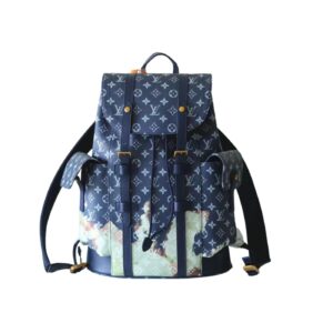 Louis Vuitton Christopher MM Drak Blue For Men 44cm / 17.3in