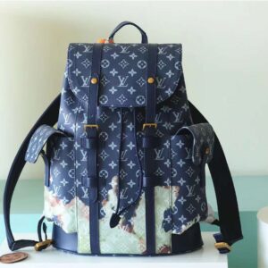 Alternative view of Louis Vuitton Christopher MM Drak Blue For Men 44cm / 17.3in