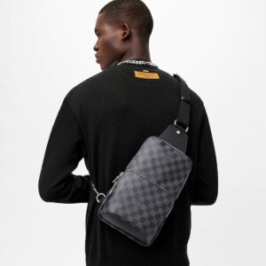 Alternative view of Louis Vuitton Avenue Sling Bag Damier Graphite Canvas For Men, Men's Bags, Shoulder And Crossbody Bags 12.2in/31cm LV N41719