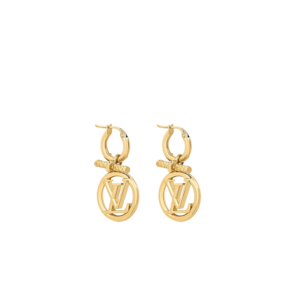 Louis Vuitton Baby Louise Earrings Gold Hardware For Women