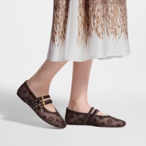 Alternative view of Louis Vuitton Bella Ballerinas Brown For Women 1AKICB