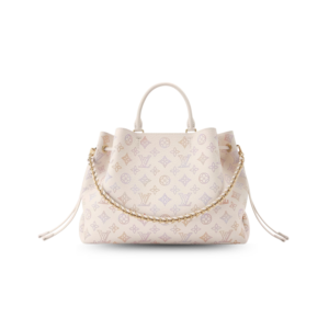 Louis Vuitton Bella Mahina Top Handle Bag 12.6in/ 32cm Dream Cream For Women M15116
