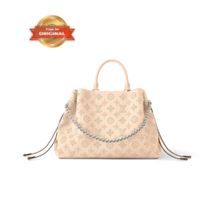 Louis Vuitton Bella Tote Mahina Creme Beige For Women 12.6in/32cm M59203