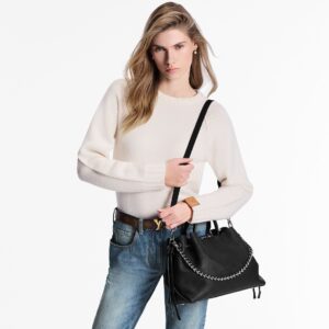 Alternative view of Louis Vuitton Bella Tote Mahina Black For Women 12.6in/32cm LV M59200