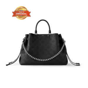 Louis Vuitton Bella Tote Mahina Black For Women 12.6in/32cm LV M59200