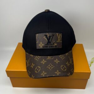 Alternative view of Louis Vuitton Embroidered Logo Baseball Cap Black LV Cap