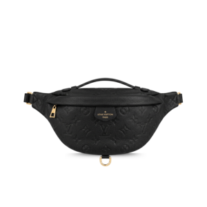 Louis Vuitton Bumbag 14.5in/ 37cm Black Monogram Empreinte Gold Hardware For Women M44812