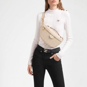 Alternative view of Louis Vuitton Bumbag 14.5in/ 37cm Cream Monogram Empreinte Gold Hardware For Women M44836