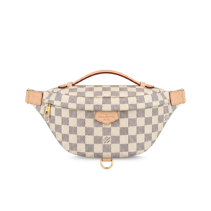 Louis Vuitton Bumbag 14.5in/ 37cm Damier Azur Gold Hardware For Women