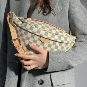 Alternative view of Louis Vuitton Bumbag 14.5in/ 37cm Damier Azur Gold Hardware For Women