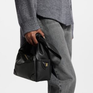 Alternative view of Louis Vuitton Bundle Trunk Top Handle Bag 8.7in/ 22cm Black Gold Hardware For Women M2A772