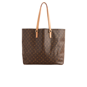 Louis Vuitton Cabas Alto Tote Bag 16.5in/ 42cm Brown Monogram Gold Hardware For Women