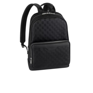 Louis Vuitton Campus Backpack Damier Infini Onyx Silver For Men, Men's Bags 39cm LV N40306