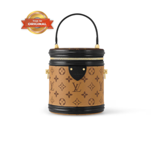 Louis Vuitton Cannes Monogram Reverse Canvas Brown For Women 5.9in/15cm LV M43986