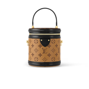 Louis Vuitton Cannes Monogram Reverse Canvas Brown For Women 5.9in/15cm LV M43986