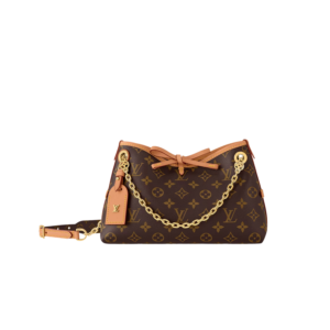 Louis Vuitton CarryAll BB Shoulder Bag 10.2in/ 26cm Monogram Brown For Women M13014