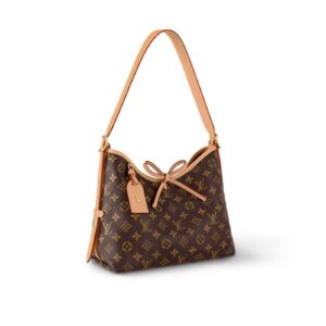 Alternative view of Louis Vuitton CarryAll PM Shoulder Bag 11.4in/ 28.9cm Monogram Brown Gold Hardware For Women M46203