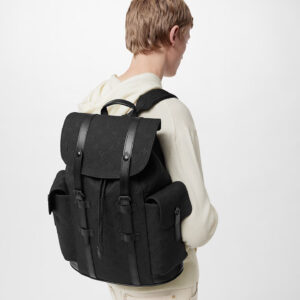 Alternative view of Louis Vuitton Christopher MM Backpack 17.3in/ 44cm Monogram Black For Men M55699
