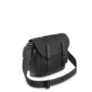 Alternative view of Louis Vuitton Christopher Messenger Taurillon Black For Men, Men's Bags, Shoulder And Crossbody Bags 11.4in/29cm LV M58476