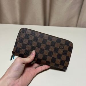 Alternative view of Louis Vuitton Clemence Wallet Damier Ebene Canvas For Women, Women Wallet LV