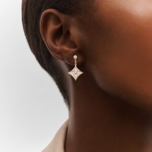 Alternative view of Louis Vuitton Color Blossom BB Star Earrings Rose Gold Hardware For Women