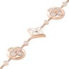 Louis Vuitton Color Blossom BB Star/ Sun Multi-Motif Bracelet White Mother-of-Pearl Pink Gold For Women QA5518 - Image 4