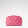 Louis Vuitton Cosmetic Pouch PM 7.5in/ 19cm Rose Pivoine Pink Monogram Origine Gold Hardware For Women M28240 - Image 2