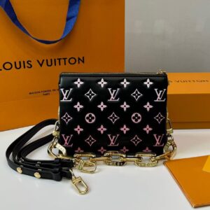 Alternative view of Louis Vuitton Coussin BB Shoulder Bag 8.3in/ 21cm Black/Pink Gold Hardware For Women M12159