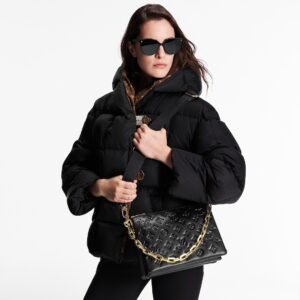 Alternative view of Louis Vuitton Coussin PM Shoulder Bag 10.2in/ 26cm Monogram Black Gold Hardware For Women