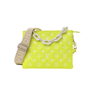 Louis Vuitton Coussin PM Shoulder Bag 10.2in/ 26cm Monogram Yellow Gold Hardware For Women M20843