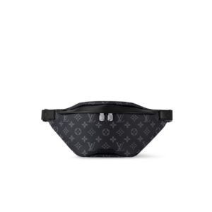 Louis Vuitton Discovery PM Bumbag 17.3in/ 44cm Monogram Eclipse Canvas Silver Hardware For Men M46035