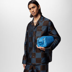 Alternative view of Louis Vuitton Dopp Kit Bag Blue 11in/28cm M31037